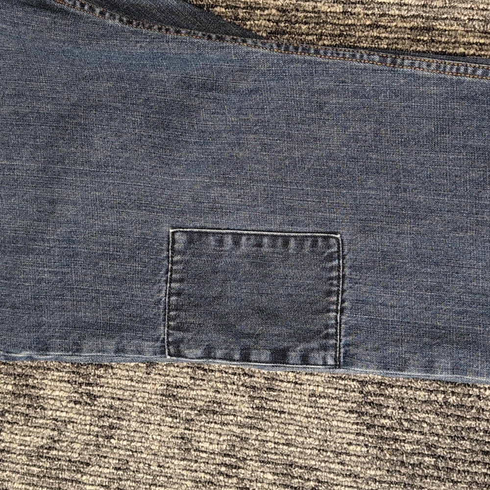 Sun + Stone Patch Jeans Men's Relaxed Fit Med Wash 38x32 - Picture 7 of 13